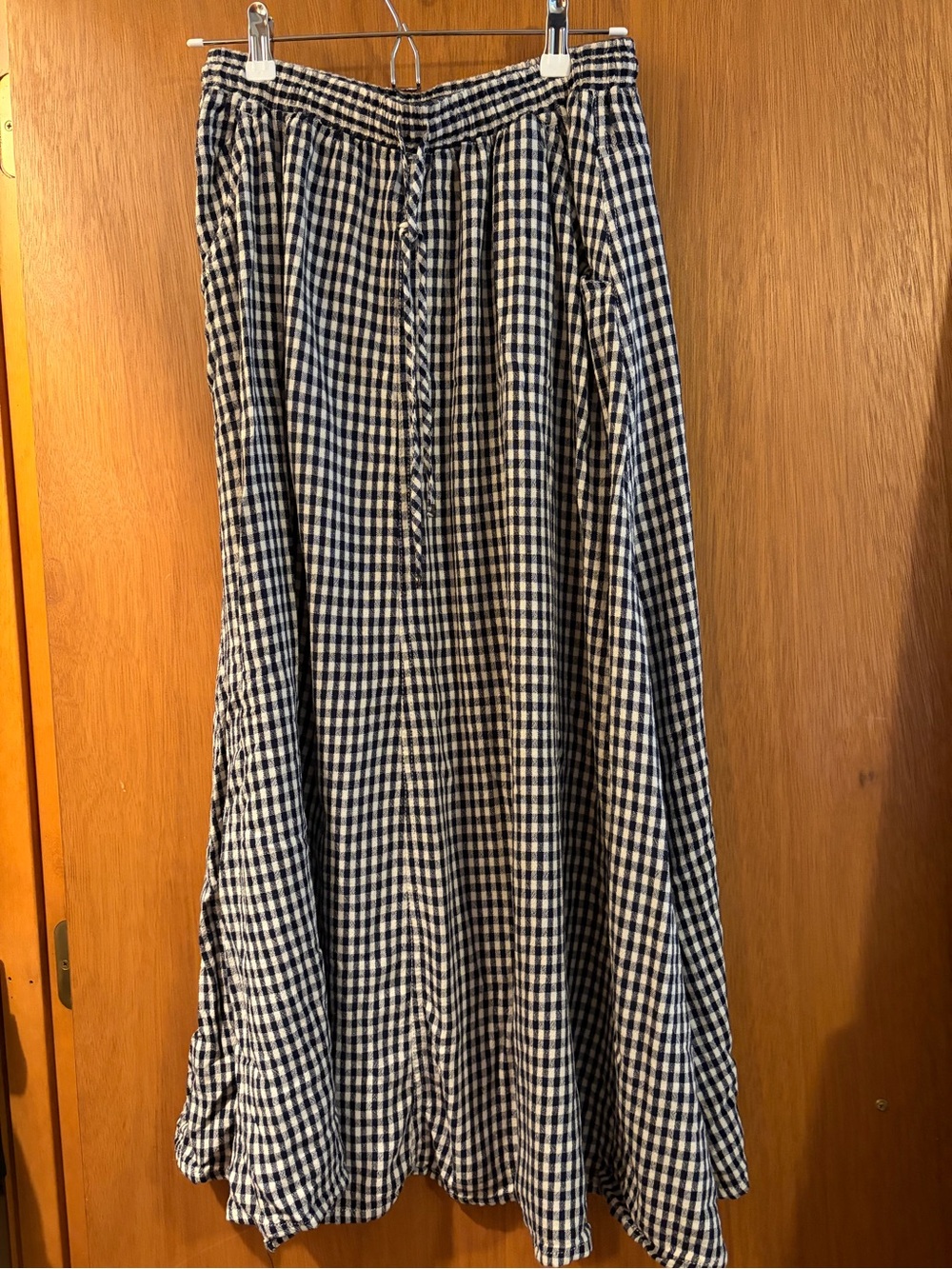 Max Studio, Gingham Maxi Skirt, Size M - Picture 2 of 5